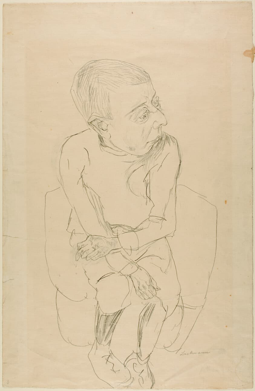 Seated Boy — Max Beckmann