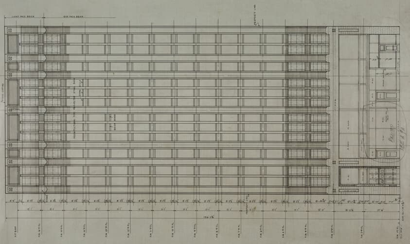 Madison LaSalle Building, Chicago, Illinois, Working Drawings — Frank David Chase