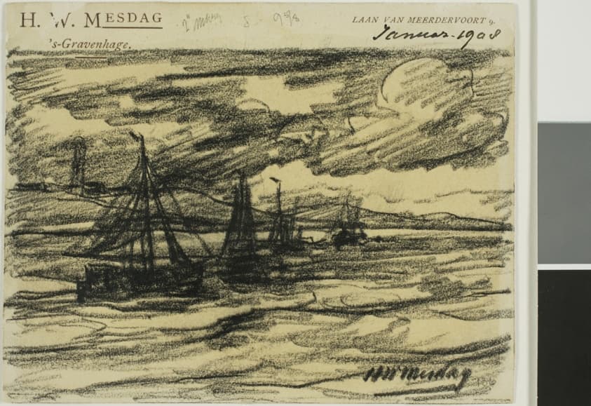 Sails — Hendrik Willem Mesdag