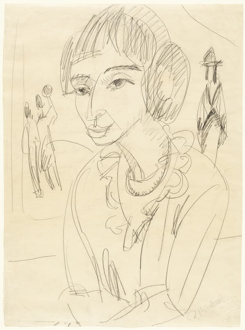 Gerda Schilling, the Artist's Sister-in-Law — Ernst Ludwig Kirchner