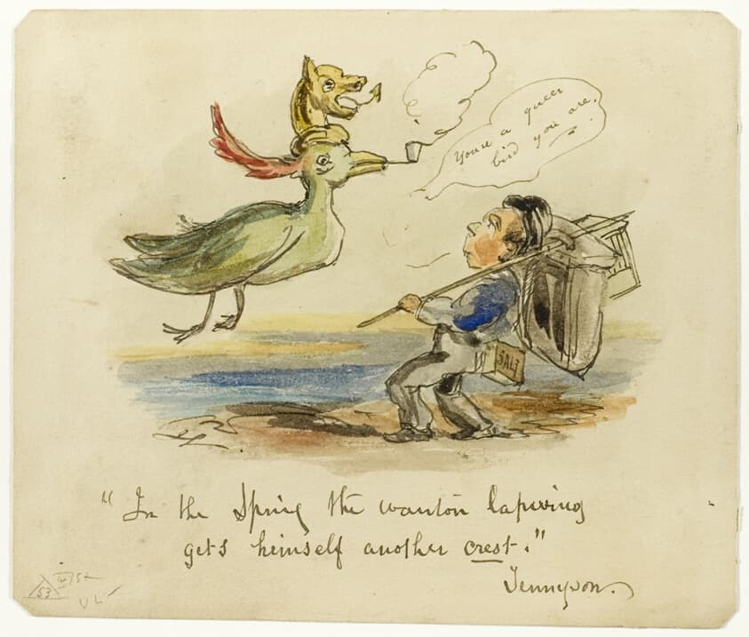 In the Spring the Wanton Lapwing gets himself another Crest — George Cruikshank