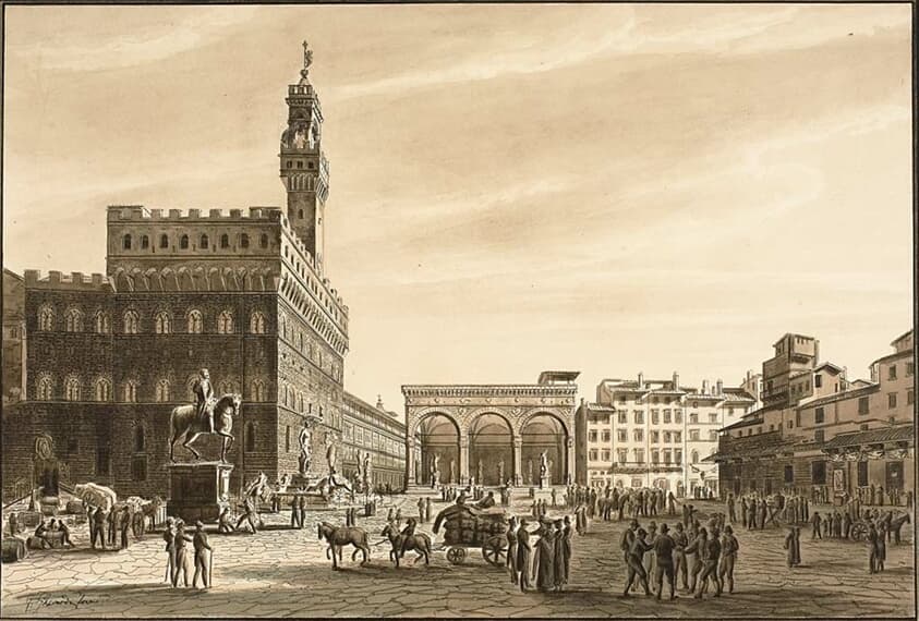 Piazza Signoria — Giuseppe Gherardi