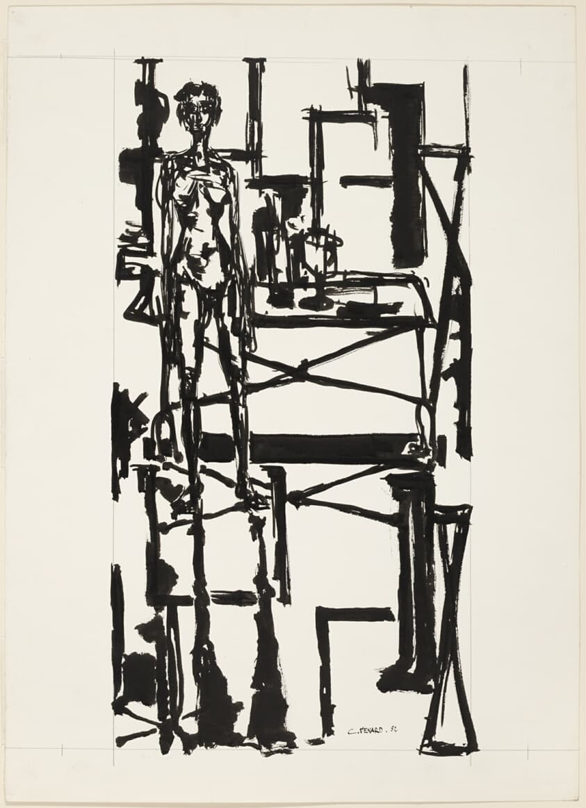 Nude in the Studio — Claude Venard