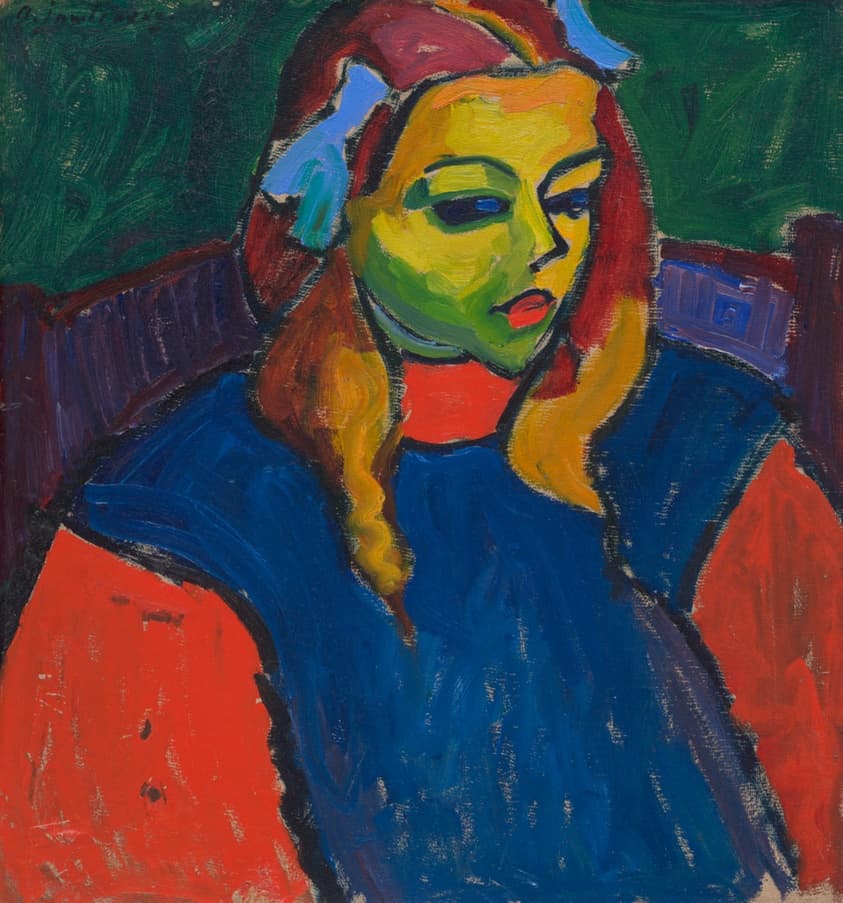 Girl with the Green Face — Alexei Jawlensky