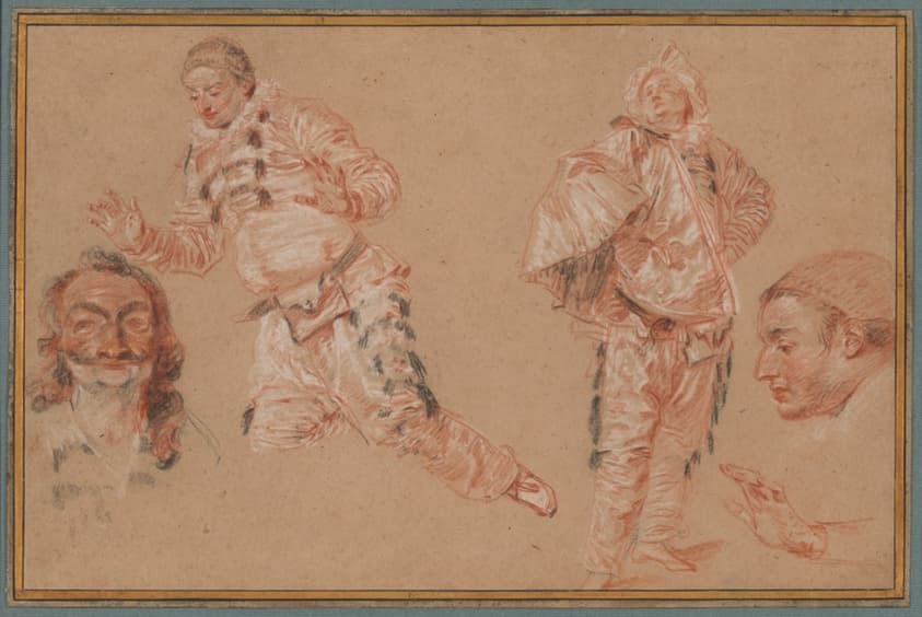 Italian Comedians — Jean Antoine Watteau