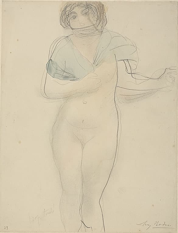 Woman with a Shawl — Auguste Rodin