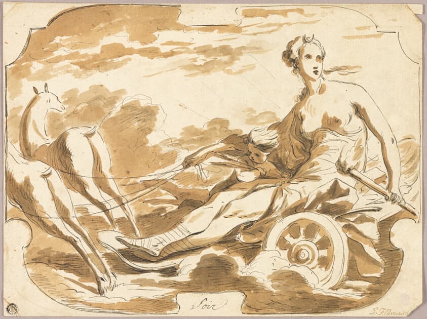 Diana in Her Chariot — Joseph Francois Parrocel