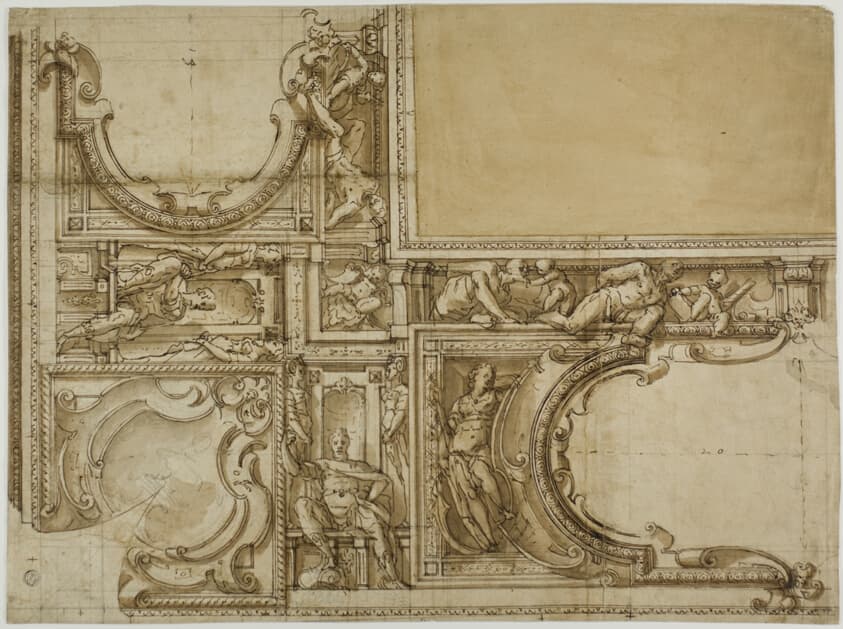 Design for a Ceiling Decoration — Lazzaro Tavarone