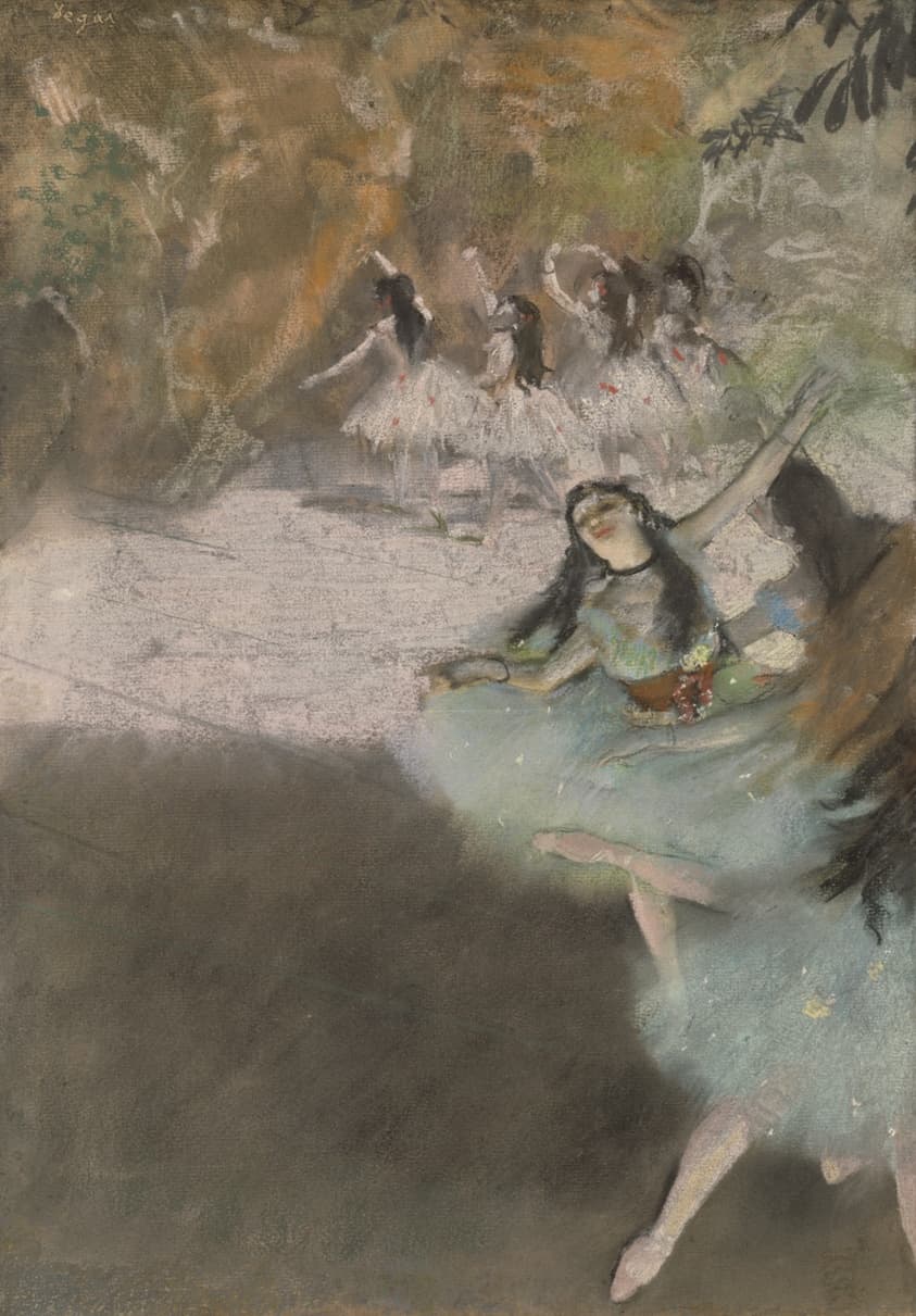 On the Stage — Edgar Degas