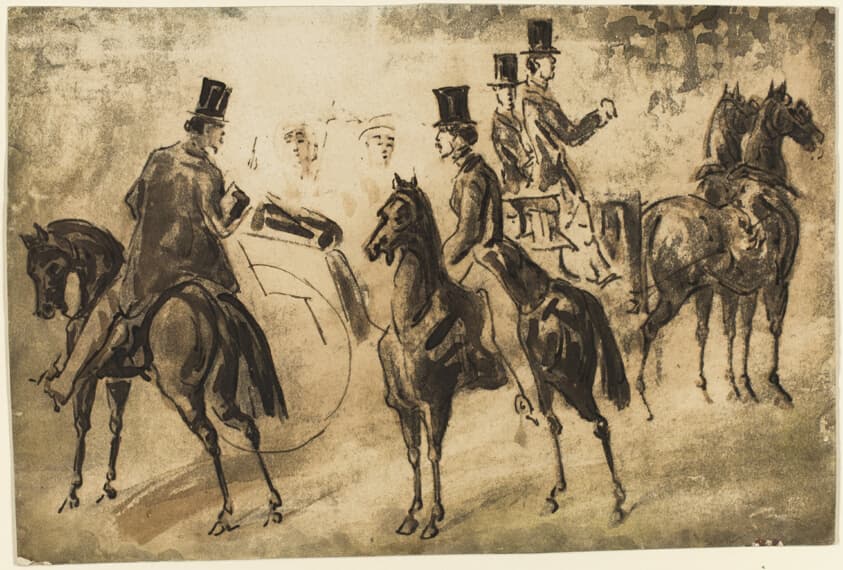 Riders and Equipage — Constantin Guys