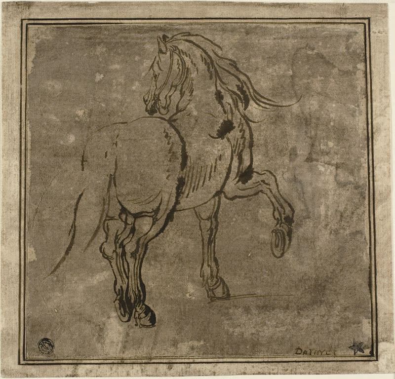 Horse, Seen Three-Quarters From the Rear — Jacques Callot