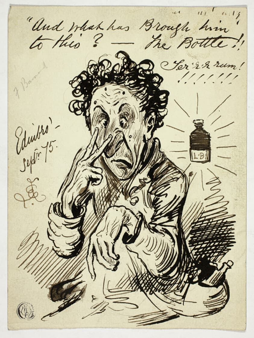 And What has Brought [sic] Him to This?-The Bottle!! — Frederick Barnard