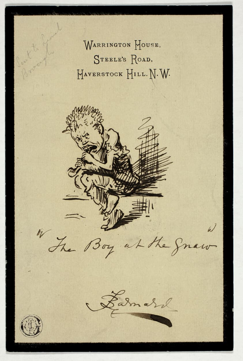 The Boy at the Gnaw — Frederick Barnard