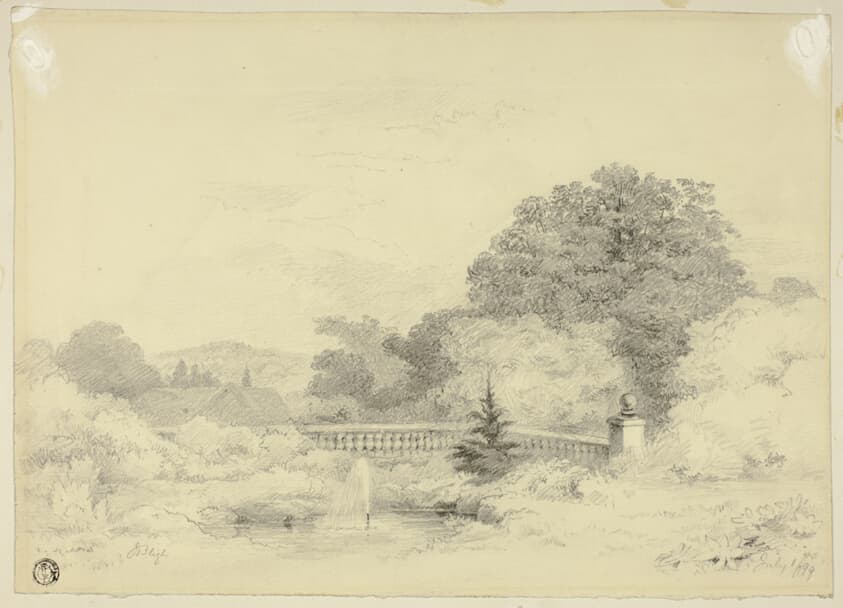 Balustrade and Fountain, Saint Anne's Heath — Jabez Bligh