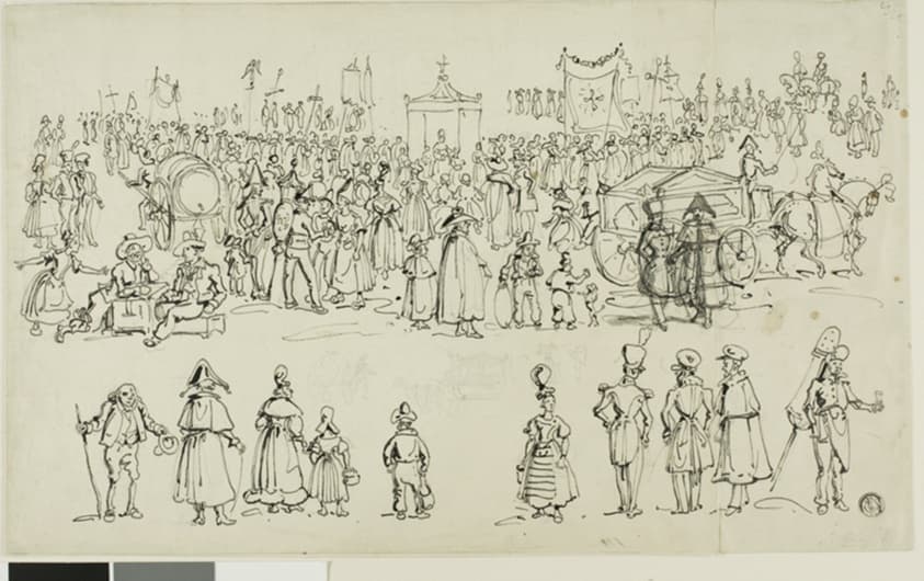 Religious Festival in Northern France, possibly Normandy — John Coney