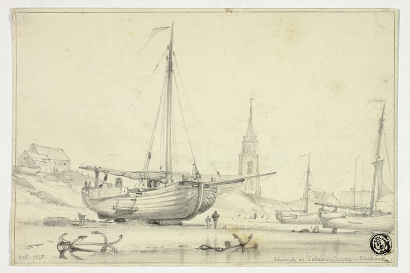 Church at Scheveningen — Edward William Cooke