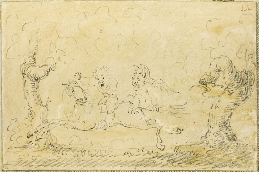 Comic Scene I — George Cruikshank