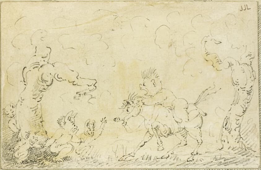 Comic Scene II — George Cruikshank