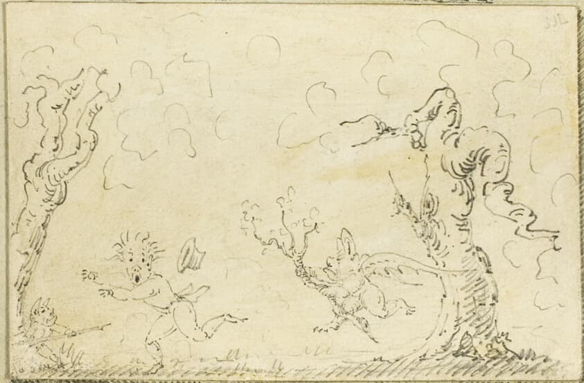 Comic Scene — George Cruikshank