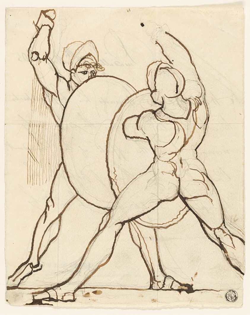 Combat of Two Greeks — Henry Fuseli