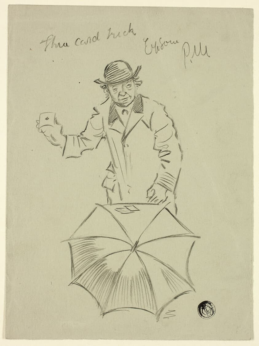 Three Card Trick, Epsom — Philipp William May