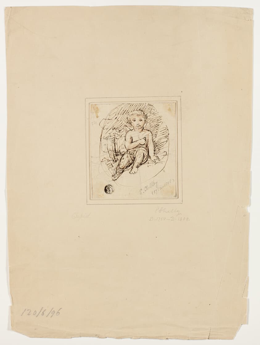 Seated Cupid — Samuel Shelley