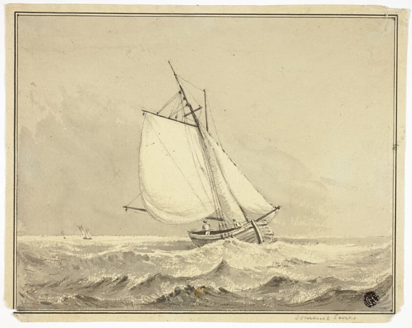 Sailboat at Sea — Dominic Serres