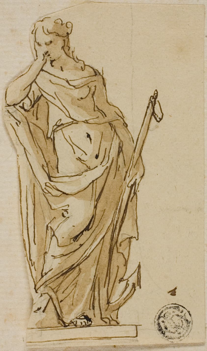 Hope: Design for the Unexecuted Monument to the First Duke of Marlborough — John Michael Rysbrack