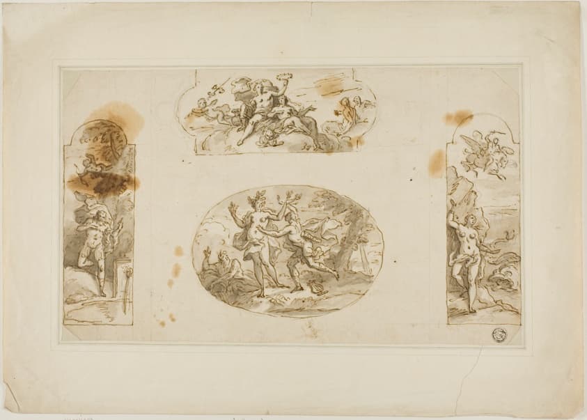 Four Classic Scenes for Overdoors — James Thornhill