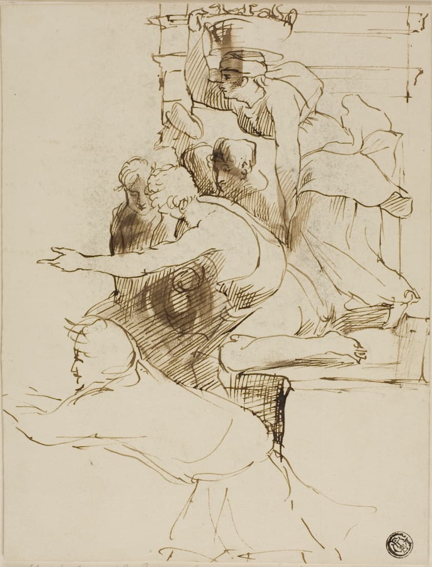 Sketch from the Escurial — Sir David Wilkie