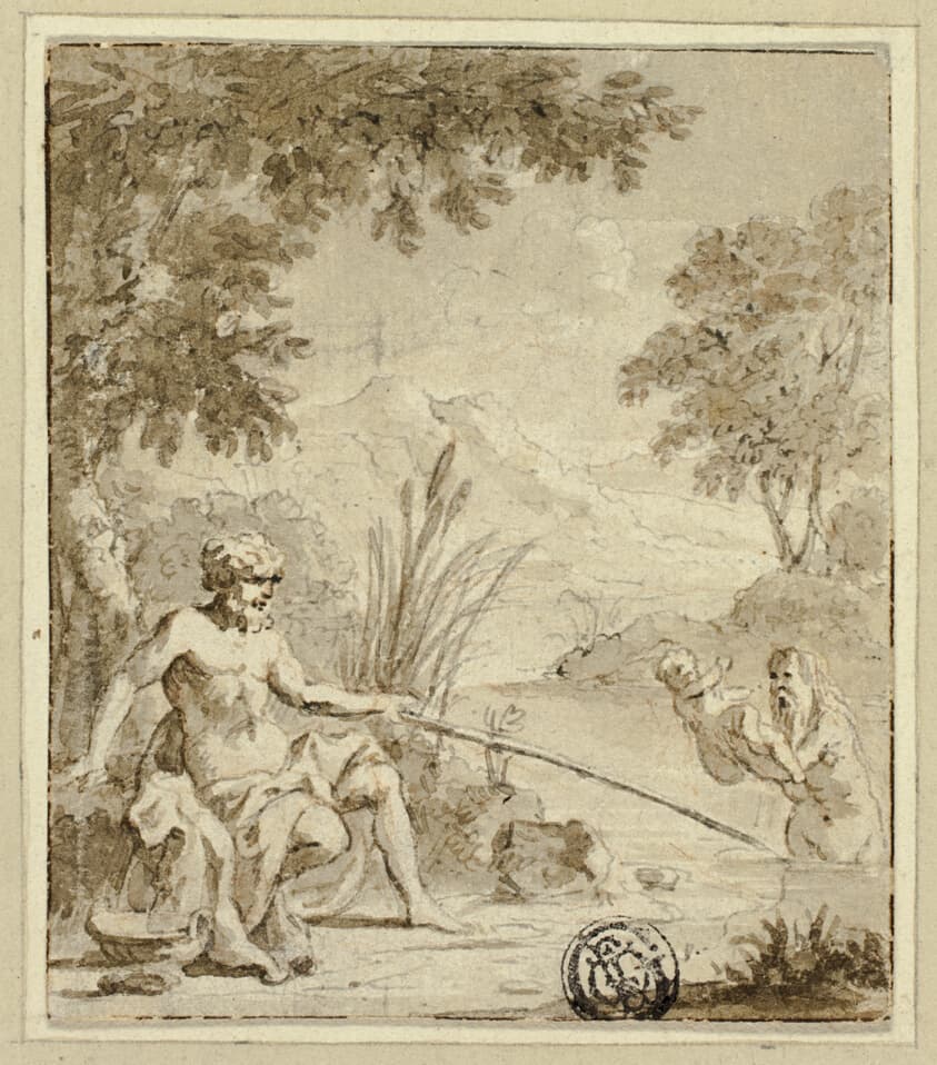 Mythological Birth of a God or Demi-God from a River — Jan Goeree