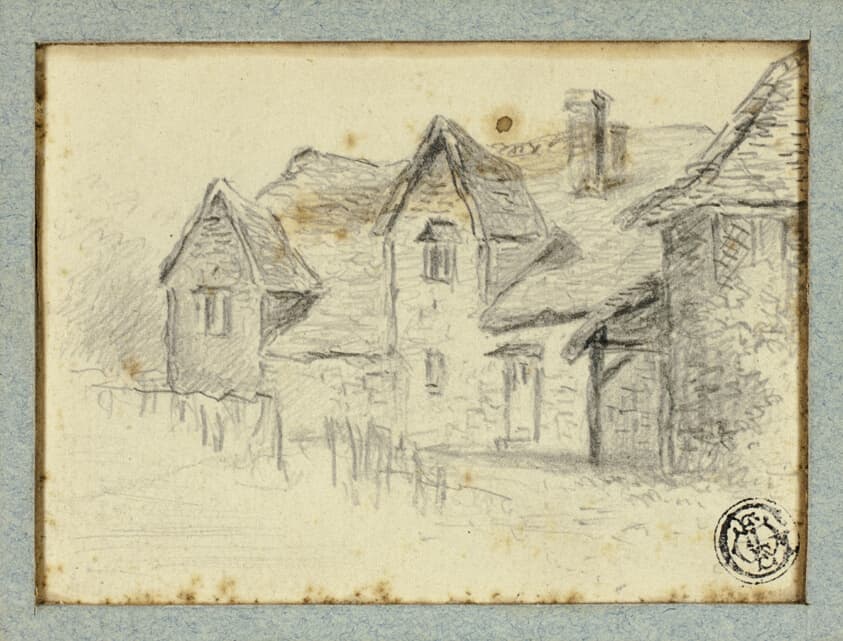 Houses — Hendrik Pieter Koekkoek