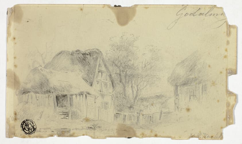 House with Thatched Roof — Hendrik Pieter Koekkoek