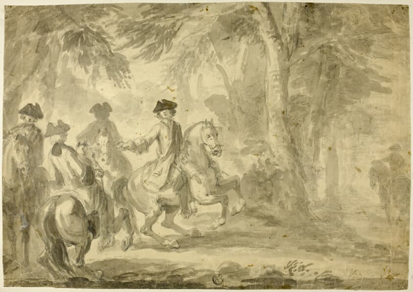 Riders in Park — John Vanderbank