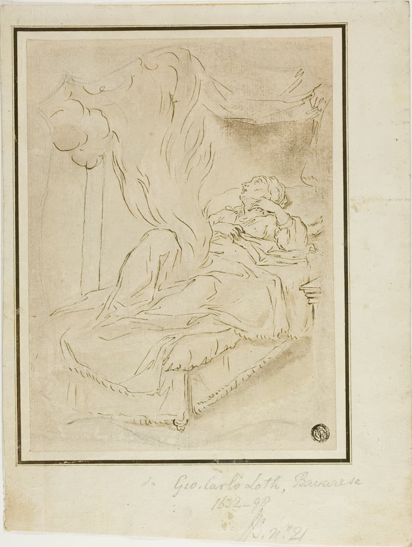 Danae and the Shower of Gold — Johann Carl Loth