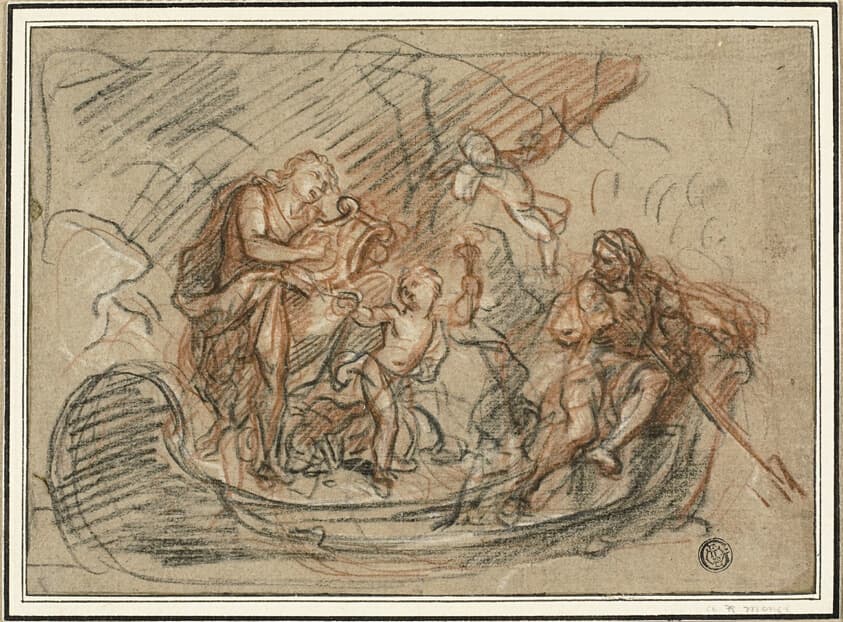Orpheus on the River Styx — Antoine Coypel