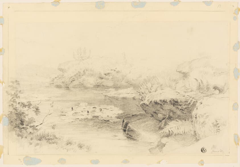 Pond with Water Lilies — Jabez Bligh