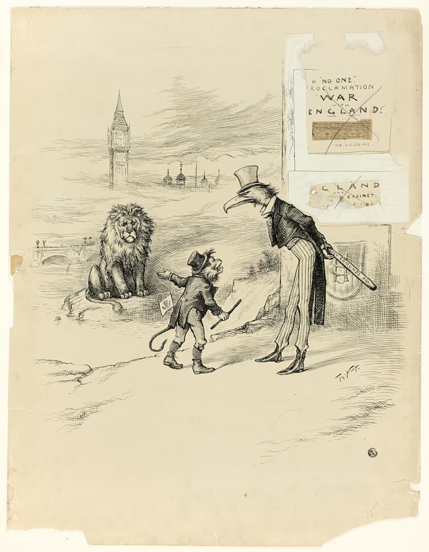 Study: War with England — Thomas Nast