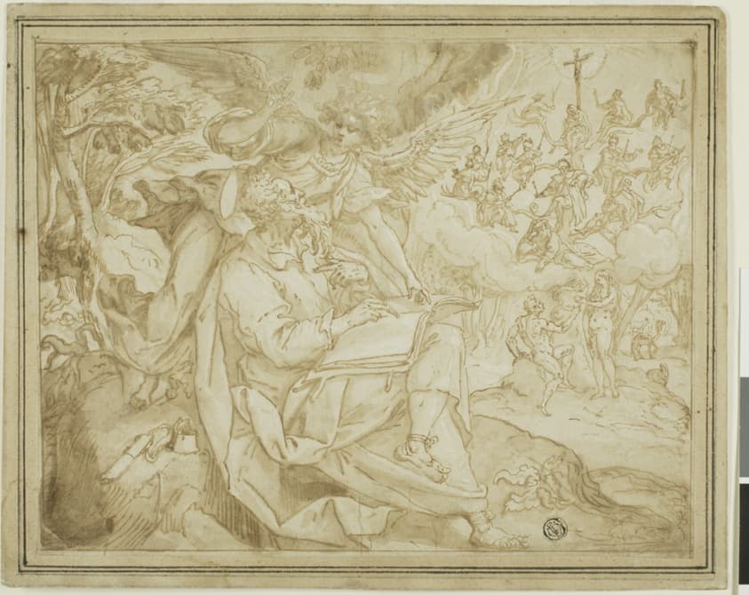 Saint Matthew with Adam and Eve and the Tree of Jesse — Marten de Vos