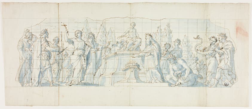 Saint Bibiana Refusing to Sacrifice to Jupiter — Antonio Grano