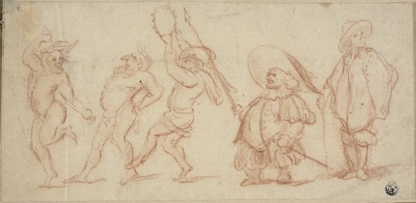 Carnival Figures — Baccio del Bianco