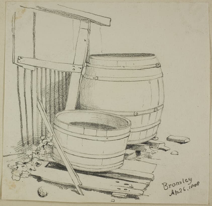 Washtub and Barrel — Joshua Cristall