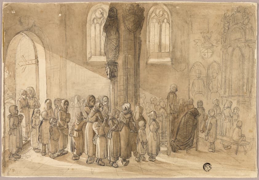 First Communion — Johannes Bosboom