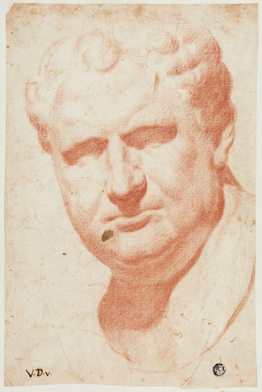 Ancient Portrait Bust of Vespasian — Vincenzo Dandini