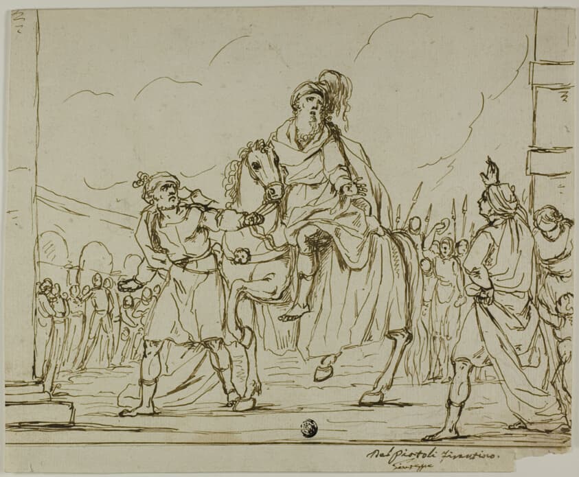 Triumph of Mordecai — Giuseppe Piattoli