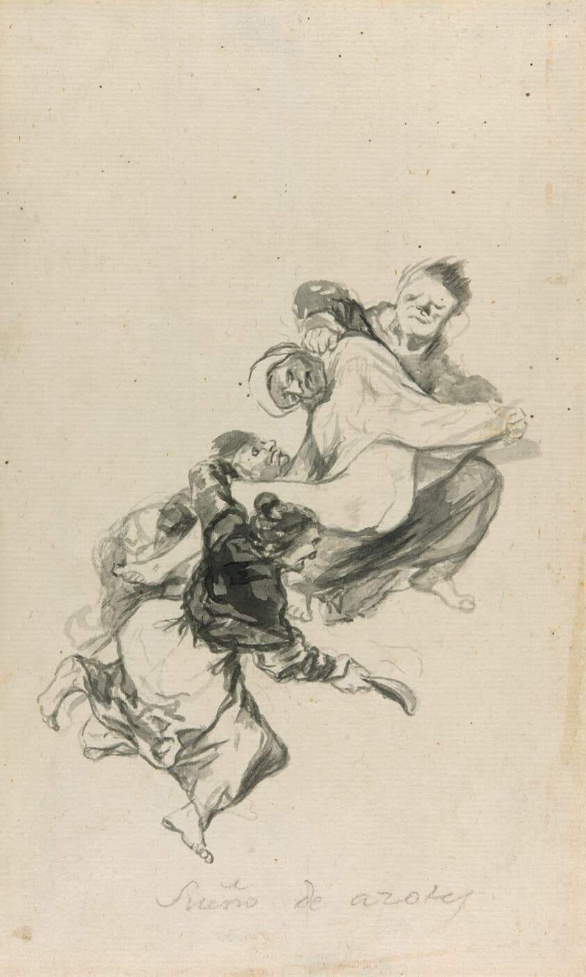 Dream of Flogging — Francisco José de Goya y Lucientes