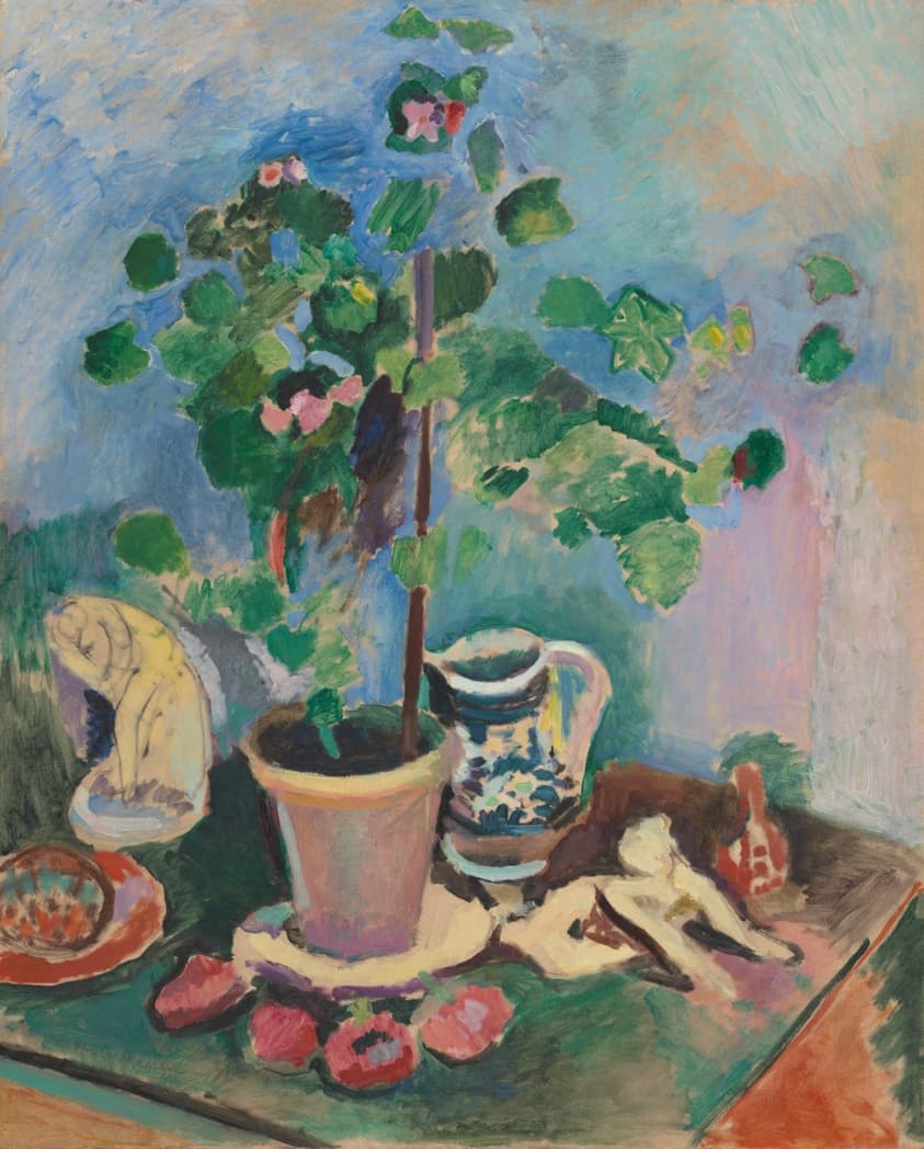 Still Life with Geranium — Henri Matisse