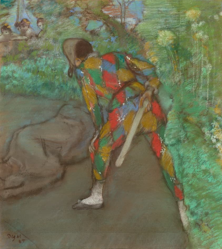 Harlequin — Edgar Degas