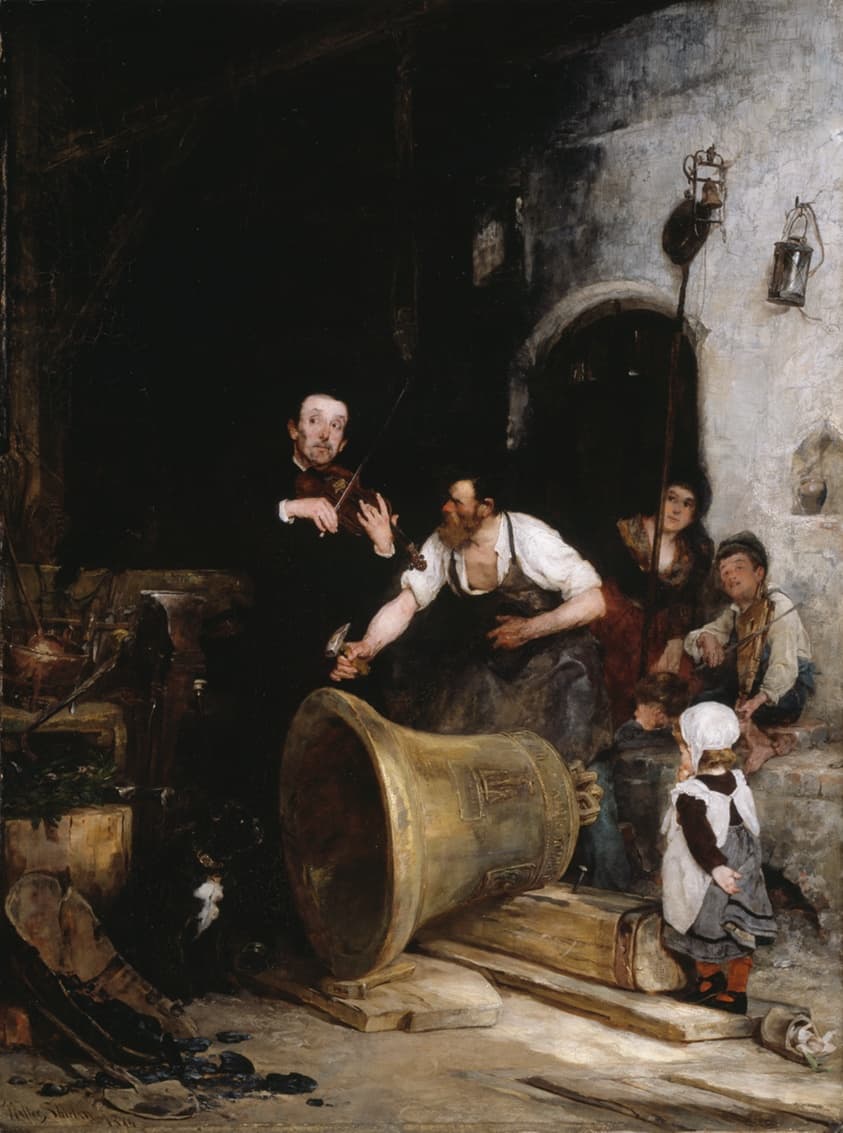 Toning the Bell — Walter Shirlaw