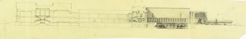 Art Institute of Chicago Competition, Section — Paul Philippe Cret